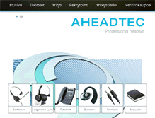 Tablet Screenshot of aheadtec.fi
